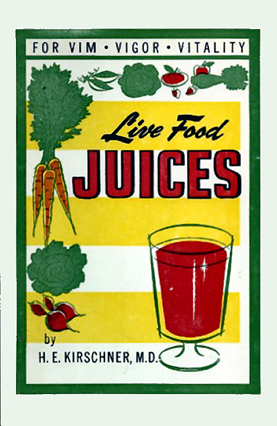 Dr. Max Gerson Resource Library Live Food Juices