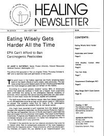 Doctor Max Gerson Resource Library Newsletters