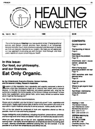 Doctor Max Gerson Resource Library Newsletters