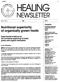 Doctor Max Gerson Resource Library Newsletters