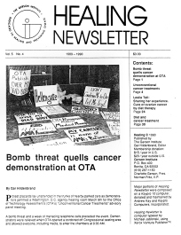 Doctor Max Gerson Resource Library Newsletters