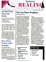 Doctor Max Gerson Resource Library Newsletters