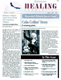 Doctor Max Gerson Resource Library Newsletters