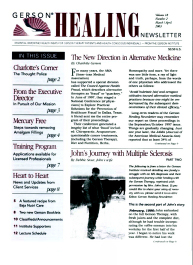 Doctor Max Gerson Resource Library Newsletters
