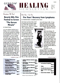 Doctor Max Gerson Resource Library Newsletters