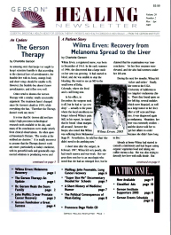 Doctor Max Gerson Resource Library Newsletters
