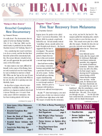 Doctor Max Gerson Resource Library Newsletters