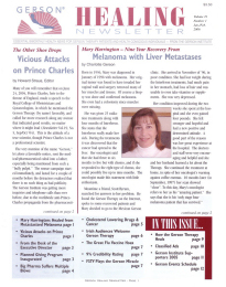Doctor Max Gerson Resource Library Newsletters