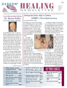 Doctor Max Gerson Resource Library Newsletters