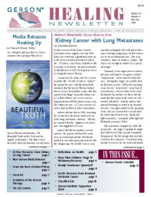 Doctor Max Gerson Resource Library Newsletters