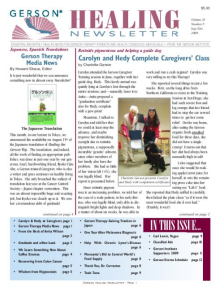 Doctor Max Gerson Resource Library Newsletters