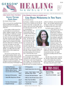 Doctor Max Gerson Resource Library Newsletters