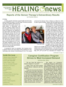 Doctor Max Gerson Resource Library Newsletters