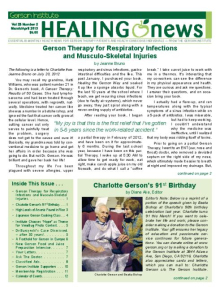 Doctor Max Gerson Resource Library Newsletters