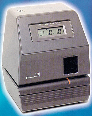 Acroprint 175 time clock accessories at www.raleightime.com
