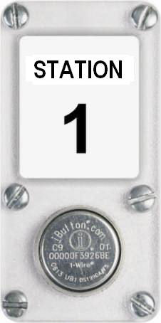 Acroprint ARES IV Pro Watchman's System Station Mounts and iButtons at www.raleightime.com