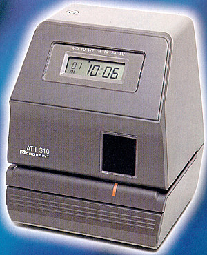 Acroprint ATT310 time clock accessories at www.raleightime.com