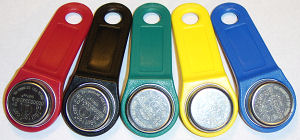 Acroprint ARES IV Pro Watchman's System Badge Mounts and iButtons at www.raleightime.com