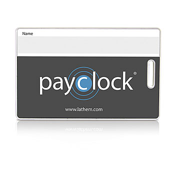 RF-BADGE Lathem PC50 RFID badges at www.raleightime.com