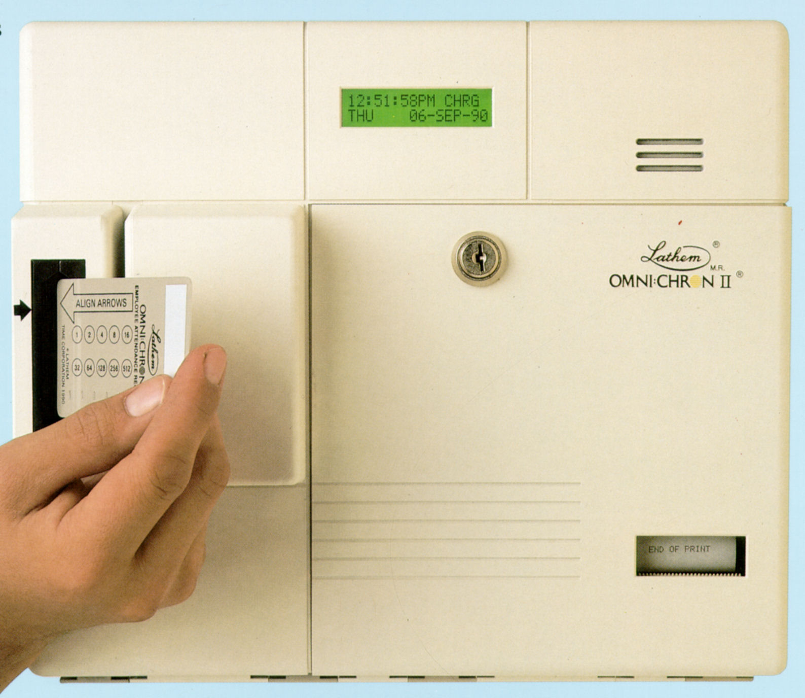 Lathem OmniChron accessories at www.raleightime.com