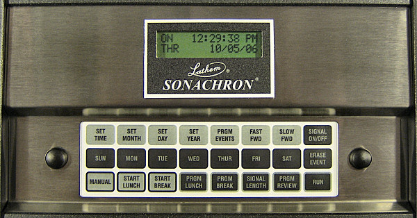 Lathem DWA-S Sonachron signal device at www.raleightime.com