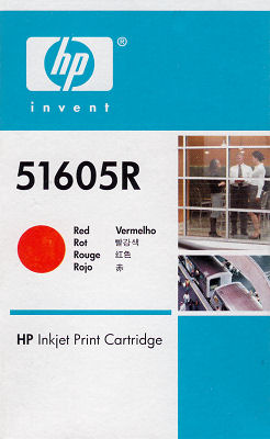 HP 51605R Red inkjet cartridge at www.raleightime.com